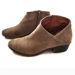 Lucky Brand | Brekke Suede Leather Heeled Booties